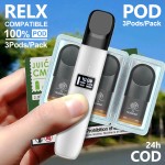 CMO 3pod kompatibel dengan RELX 4-6TH Device Pods dengan 30 pilihan rasa buah