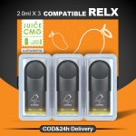 CMO 3pod kompatibel dengan RELX 4-6TH Device Pods dengan 30 pilihan rasa buah