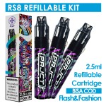 Divais Vape RS8 dengan 3,0ml Refillable popup poticble 800ma Battery untuk Vape Kit